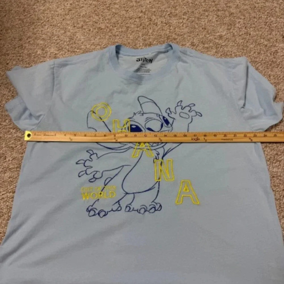Disney Lilo & Stitch Ohana Means Family Short Sleeve T-Shirt Top XXL 19 - Picture 5 of 8